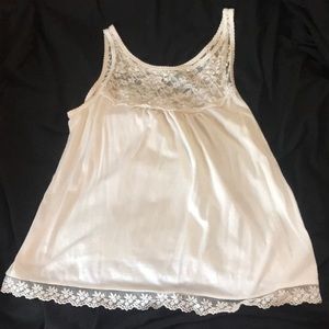 White Abercrombie and Fitch tank top